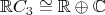 $$\mathbb{R}C_3\cong\mathbb{R}\oplus\mathbb{C}$$