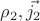 $\rho_2, \vec{j_2}$