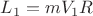$L_1=mV_1R$