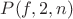 $P(f,2,n)$
