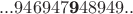 $...946 947 \textbf{9}48 949..$