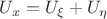 $U_x=U_\xi+U_\eta$ $U_x=U_\xi+U_\eta$
