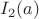 $I_2(a)$
