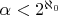 $\alpha<2^{\aleph_0}$