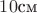 $10\text{см}$