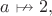 $a\shortmid\joinrel\nrightarrow 2,$