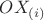 $OX_{(i)}$