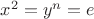 $x^2 = y^n = e$