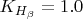 $K_{H_\beta}=1.0$