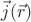 $\vec{j}(\vec{r})$