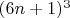 $(6n+1)^3$