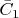 $\bar C_1$