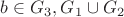 $b \in G_3, G_1 \cup G_2$ $b \in G_3, G_1 \cup G_2$