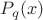 $P_q(x)$