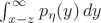 $\int_{x - z}^\infty p_\eta(y)\, dy$