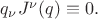 $q_\nu J^\nu (q) \equiv 0.$