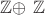 $\mathbb{Z}$\oplus $ $\mathbb{Z}$