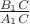 $\frac{B_1C}{A_1C}$