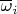 $\overline\omega_i$