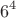 \[6^4 \]