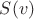 $S(v)$