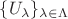 $\{ U_\lambda \}_{\lambda \in \Lambda}$