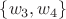 \lbrace w_3,w_4 \rbrace