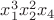 $x_1^3x_2^2x_4$
