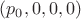 $(p_0,0,0,0)$