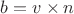 $b=v\times n$