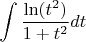 $$\int \frac {\ln(t^2)}{1+t^2}dt$$