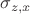 $\sigma_{z,x}$