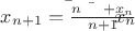 $\bar{x_{n+1}=\frac {n\bar{x_n}+x_n}{n+1}}$