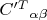 ${C'^T}_{\alpha \beta}$