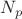 $N_{p}$
