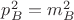 $p_B^2=m_B^2$