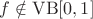 $f\notin\mathrm{VB}[0,1]$