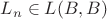 $L_n \in L(B,B)$
