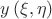 $y\left( {\xi ,\eta } \right)$