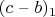 $(c $ &ndash; $ b)_1$