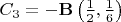 $C_3=-\mathbf B\left(\frac 12,\frac 16\right)$