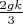 $\frac{2gk}{3}$