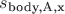 $s_{\text{body,A,x}}