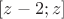 $[z-2;z]$