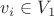 $v_i\in V_1$