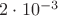 $2\cdot 10^{-3}$