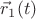 $\vec r_1(t)$