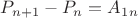 $P_{n+1}-P_n=A_1_n$
