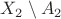 $X_2\setminus A_2$