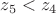 $z_5<z_4$